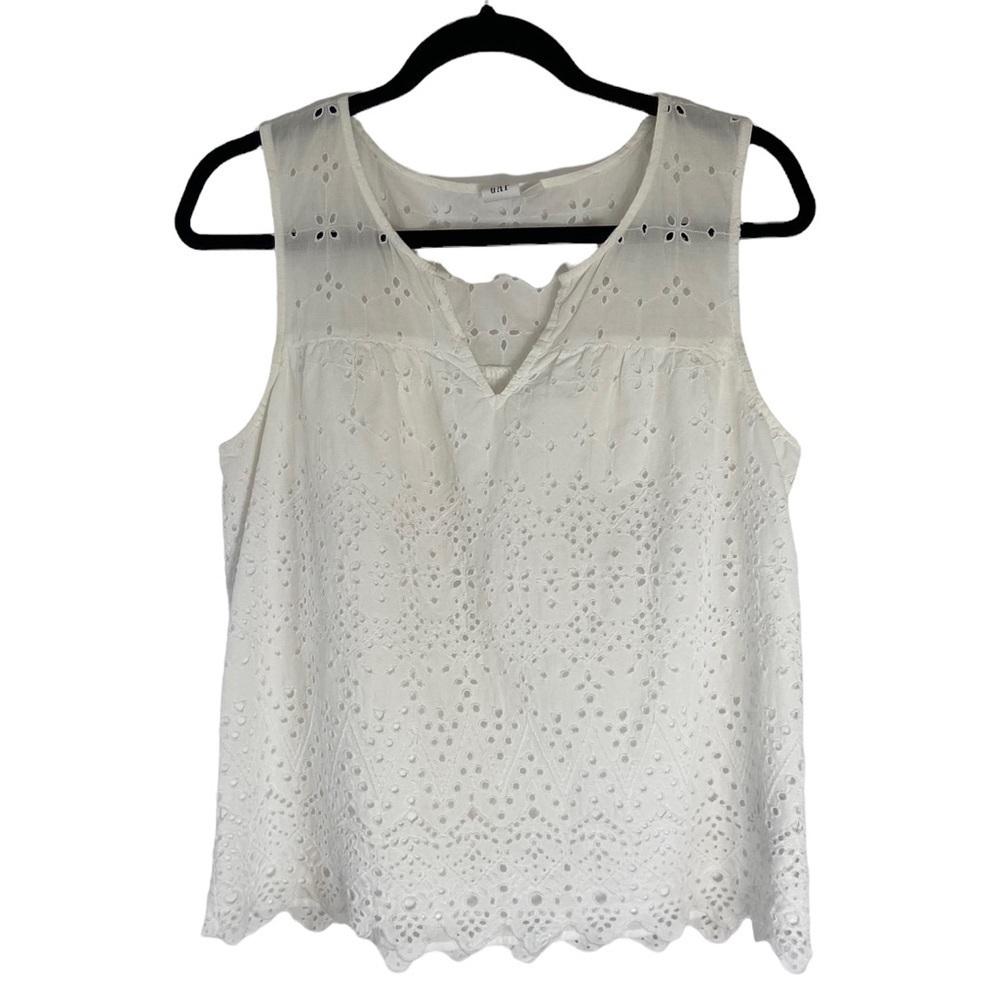The Gap Eyelet Lace Blouse M